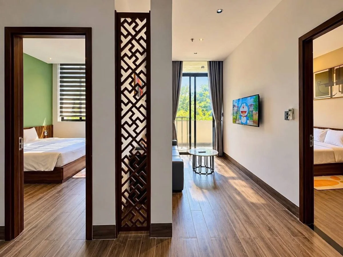 Căn hộ 2 phòng ngủ rộng rãi có hồ bơi, phòng gym & sauna tại quận Sơn Trà